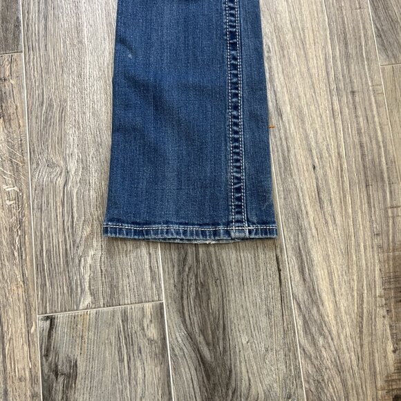 Project-Miss Me Jeans Womens 27 Low Rise Boot Y2K Embellished Medium Wash Denim - Picture 9 of 13